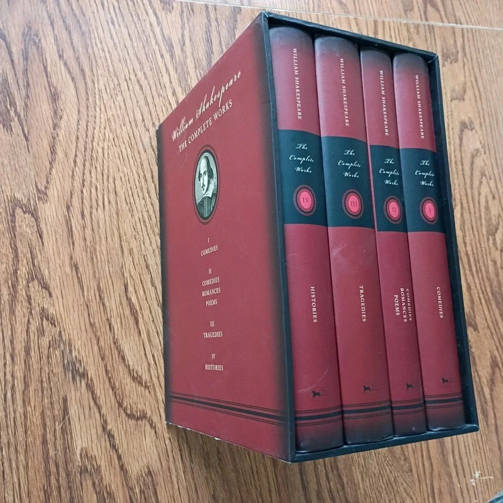 William Shakespeare The Complete Works, Tess Press 4 Vol Box Set 2006- Very Good